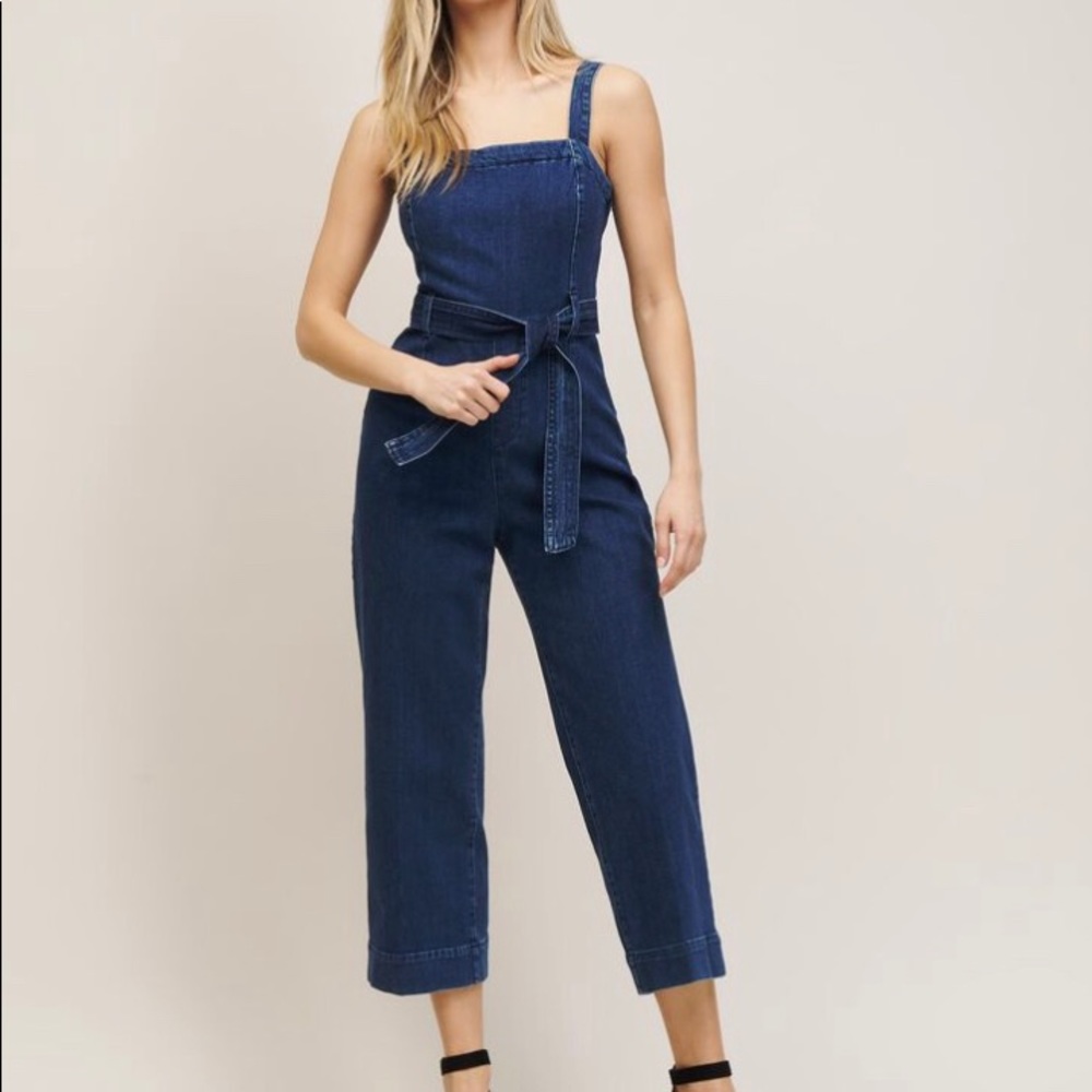 Dynamite Denim Culotte Jumpsuit - EUC